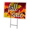 Signmission Fall Sale Yard Sign & Stake outdoor plastic coroplast window, C-1216-DS-Fall Sale C-1216-DS-Fall Sale - alternate 1